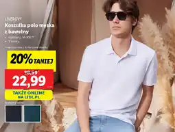 Lidl Koszulka polo męska Livergy oferta