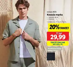 Lidl Koszula męska Esmera Men oferta