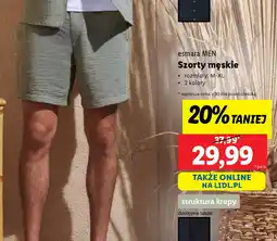Lidl Szorty męskie esmara MEN oferta