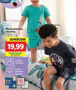 Lidl Piżama dziecięca z bawełną oferta