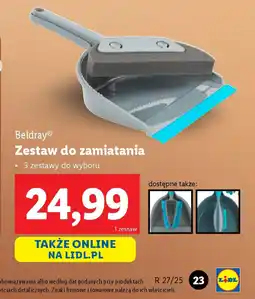 Lidl Zestaw do zamiatania Beldray oferta