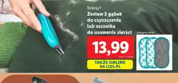 Lidl Beldray Zestaw 3 gąbek do czyszczenia lub szczotka do usuwania sierści oferta