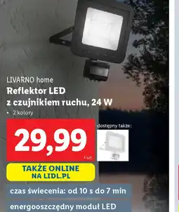 Lidl Reflektor LED z czujnikiem ruchu oferta