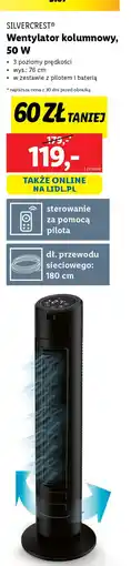 Lidl Wentylator kolumnowy Silvercrest oferta