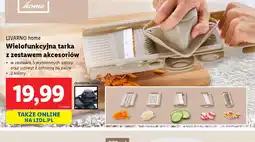 Lidl Wielofunkcyjna tarka z zestawem akcesoriów Livarno Home oferta