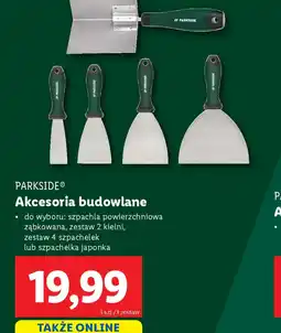 Lidl Akcesoria budowlane Parkside oferta