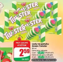 Dino Lody na patyku Green Twister oferta