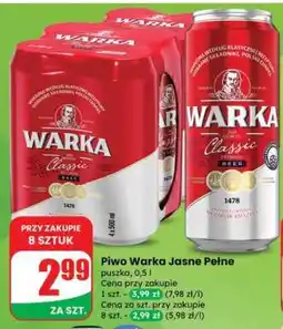 Dino Piwo Warka Jasne Pełne oferta