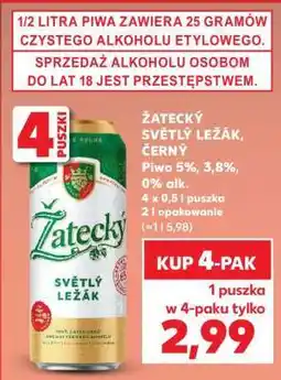 Kaufland ŽATECKÝ SVĚTLÝ LEŽÁK, ČERNÝ oferta