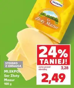 Kaufland MLEKPOL Ser Złoty Mazur 100 g oferta