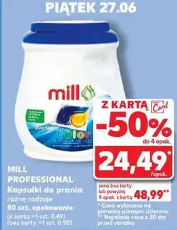 Kaufland MILL PROFESSIONAL Kapsułki do prania różne rodzaje 50 szt. opakowanie oferta