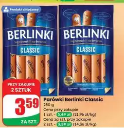 Dino Parówki BERLINKI CLASSIC oferta