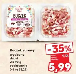 Kaufland Boczek surowy wędzony oferta