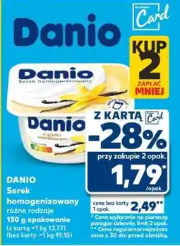 Kaufland DANIO Serek homogenizowany oferta