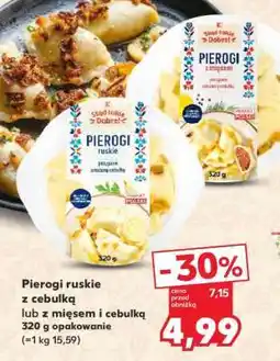 Kaufland Pierogi ruskie z cebulką lub z mięsem i cebulką 320 g opakowanie oferta