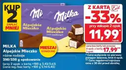 Kaufland Milka Alpejskie Mleczko oferta