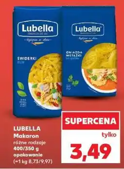 Kaufland LUBELLA Makaron różne rodzaje 400/350 g opakowanie oferta