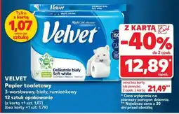 Kaufland Velvet papier toaletowy oferta