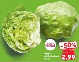 Kaufland Polska sałata lodowa sztuka oferta
