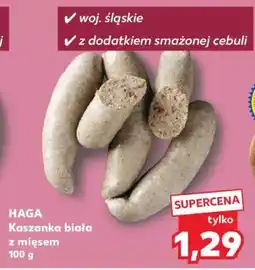 Kaufland HAGA Kaszanka biała z mięsem 100 g oferta
