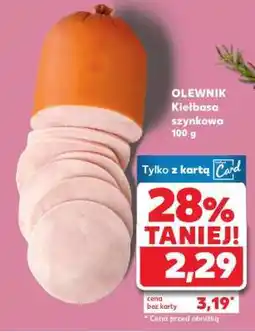 Kaufland OLEWNIK Kiełbasa szynkowa 100 g oferta