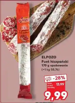 Kaufland ELPOZO Fuet hiszpański 170 g opakowanie oferta