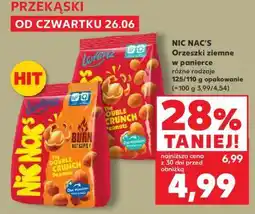 Kaufland NIC NAC'S Orzeszki ziemne w panierce oferta