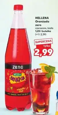 Kaufland HELLENA Oranżada zero czerwona, biała oferta