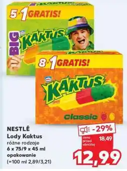Kaufland NESTLÉ Lody Kaktus oferta