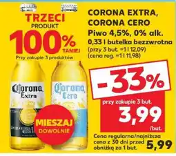 Kaufland CORONA EXTRA CORONA CERO oferta