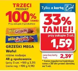Kaufland GRZEŚKI MEGA Wafel oferta