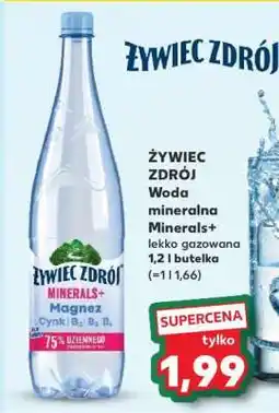 Kaufland ŻYWIEC ZDRÓJ Woda mineralna Minerals+ oferta