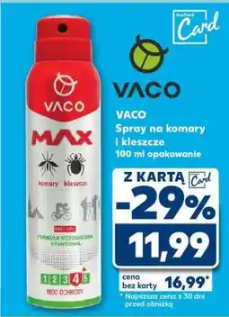Kaufland VACO Spray na komary i kleszcze oferta