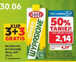 Kaufland MLEKOVITA WYPASIONE Mleko UHT 2% tł oferta