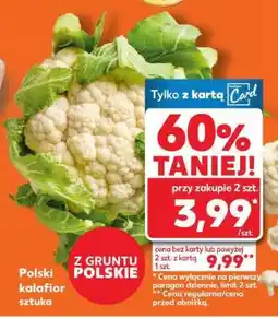 Kaufland Polski kalafior sztuka oferta