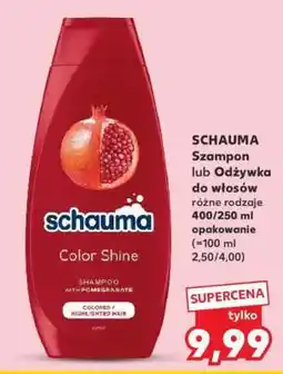 Kaufland SCHAUMA Szampon lub Odżywka do włosów oferta