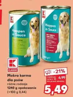 Kaufland Mokra karma dla psów oferta