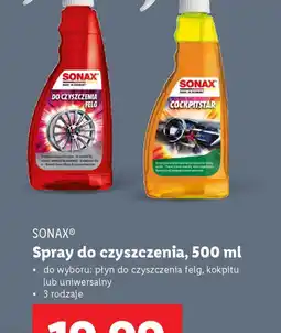 Lidl Spray do czyszczenia Sonax oferta