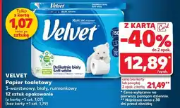 Kaufland Papier toaletowy Velvet oferta