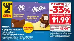 Kaufland Mleczko alpejskie Milka oferta