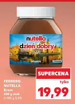 Kaufland Krem czekoladowy Nutella oferta