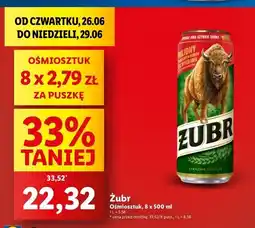 Lidl Piwo Żubr 1768 oferta