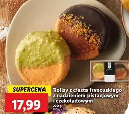 Lidl Rolls z ciasta francuskiego nadzieniem pistacjowym i czekoladowym oferta