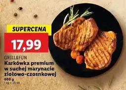 Lidl Karkówka w marynacie ziołowo-czosnkową Grill And Fun oferta