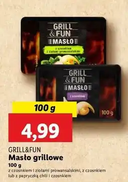 Lidl Masło z czosnkiem Grill And Fun oferta