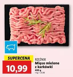 Lidl Mięso mielone wieprzowe z karkówki Rzeźnik Codzienna Dostawa oferta