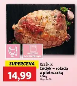 Lidl Rolada z indyka pietruszką Rzeźnik Codzienna Dostawa oferta