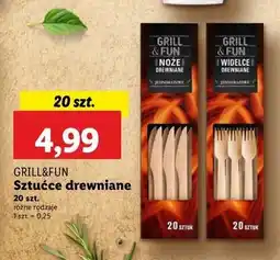 Lidl Widelce drewniane Grill And Fun oferta