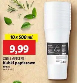 Lidl Kubki jednorazowe 500 ml Grill Meister oferta