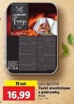 Lidl Tacki aluminiowe z pokrywką Grill Meister oferta